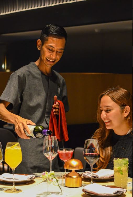 “When I successfully suggest wine to guests who have not taken wine before and don’t know anything about wine, and when they enjoyed my wine suggestion and ask me to serve them wine when they return to Monomono is a really rewarding moment.” - Rahadiyan Halimawan. 